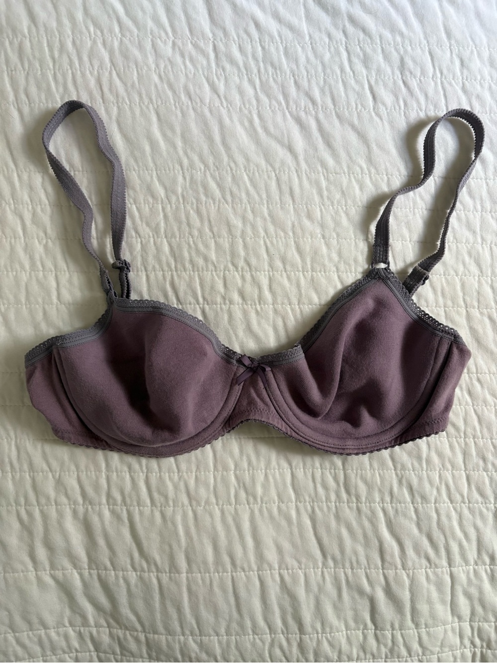 Vintage Victorias Secret Cotton Unlined Bra